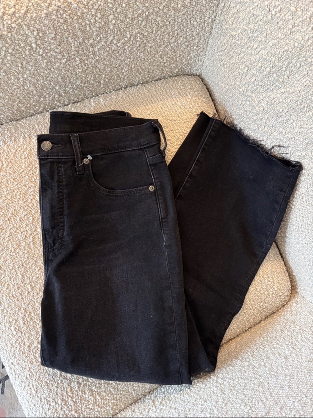 GAP | Kick Fit High Rise Black Women's Straight Jeans | Size 28